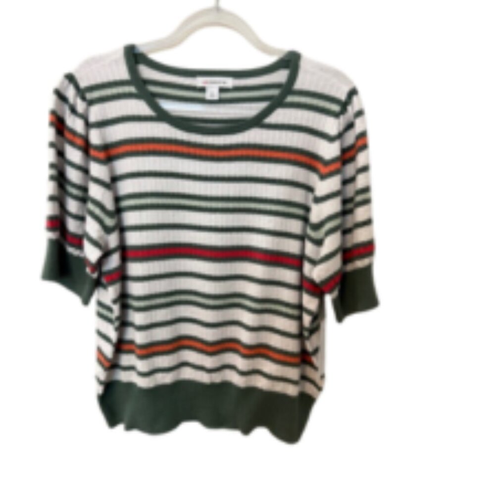 Liz Claiborne Women's Striped Sweater - Size Extra Large, Brand New With Tags